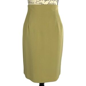 NWT Chaus Womens Vintage Tan Career Pencil Skirt